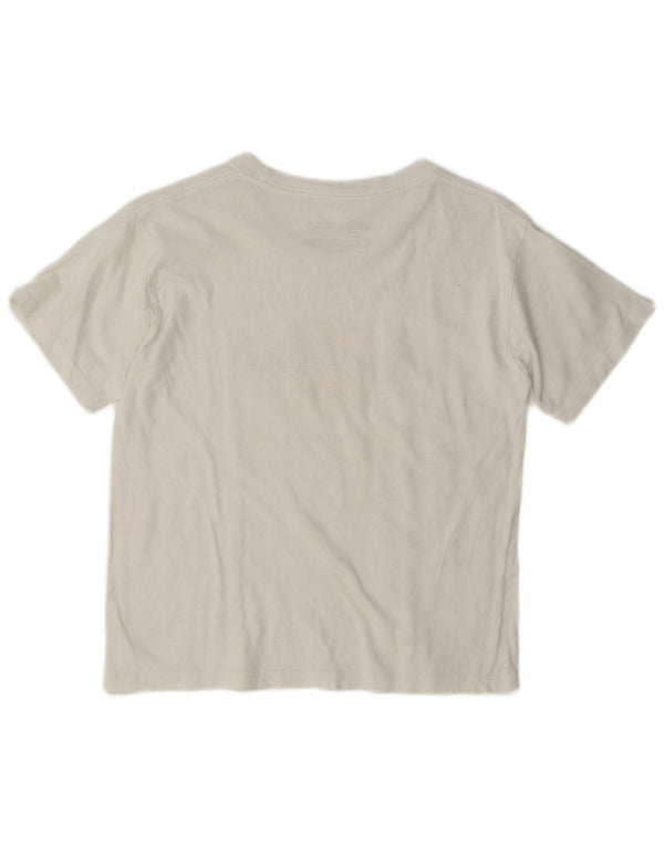Hard Rock Cafe Dublin Tricou grafic Top UK 14 Mare Bumbac alb