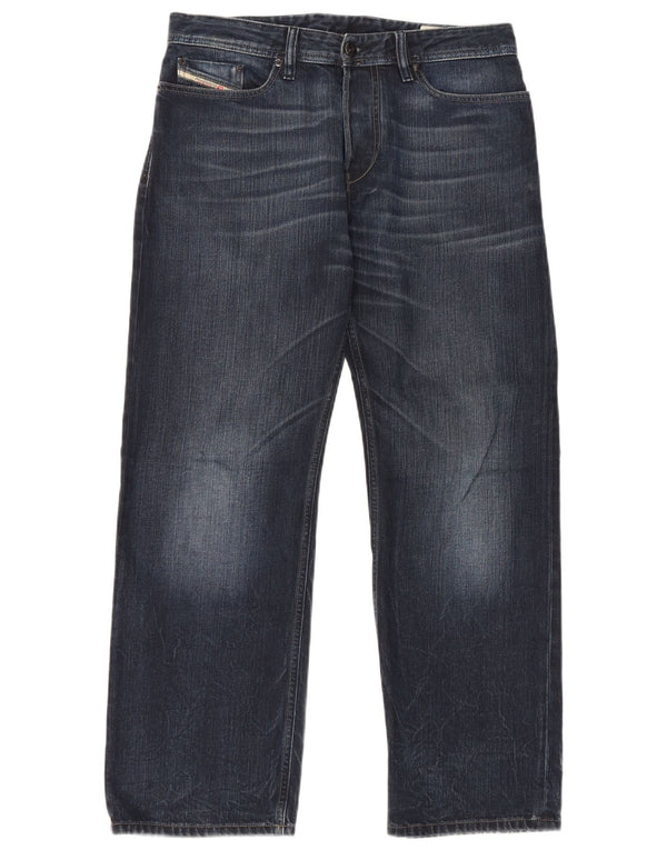 Blugi pentru bărbați Diesel Kurren Straight W32 L30 Bumbac bleumarin