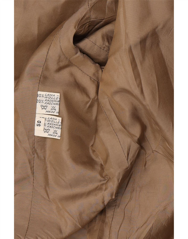 Sacou blazer pentru femei Herno Donna, cu 2 nasturi, IT 50 XL, lână maro cu picior de gală
