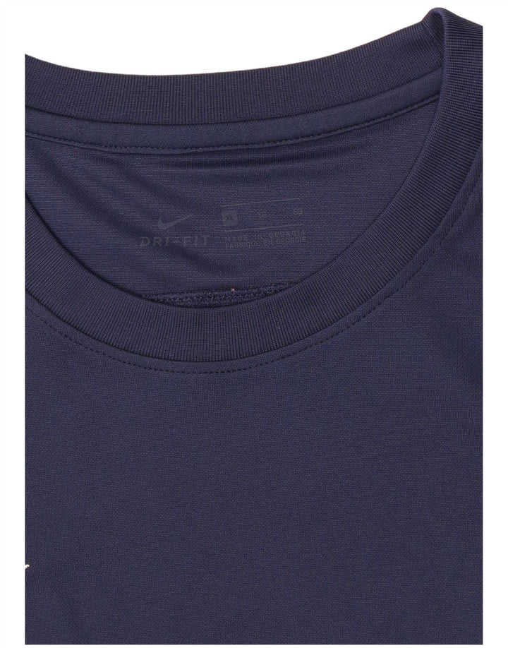 Tricou pentru bărbați Nike Dri Fit Top XL bleumarin