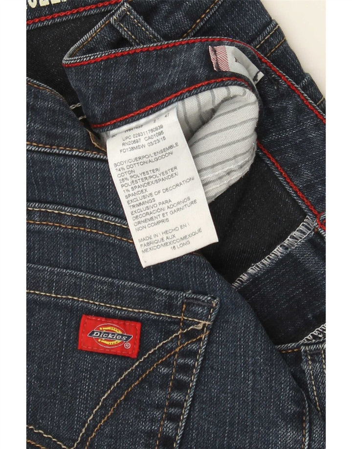 Blugi Bootcut pentru femei Dickies US 16 2XL W36 L33 Bumbac albastru