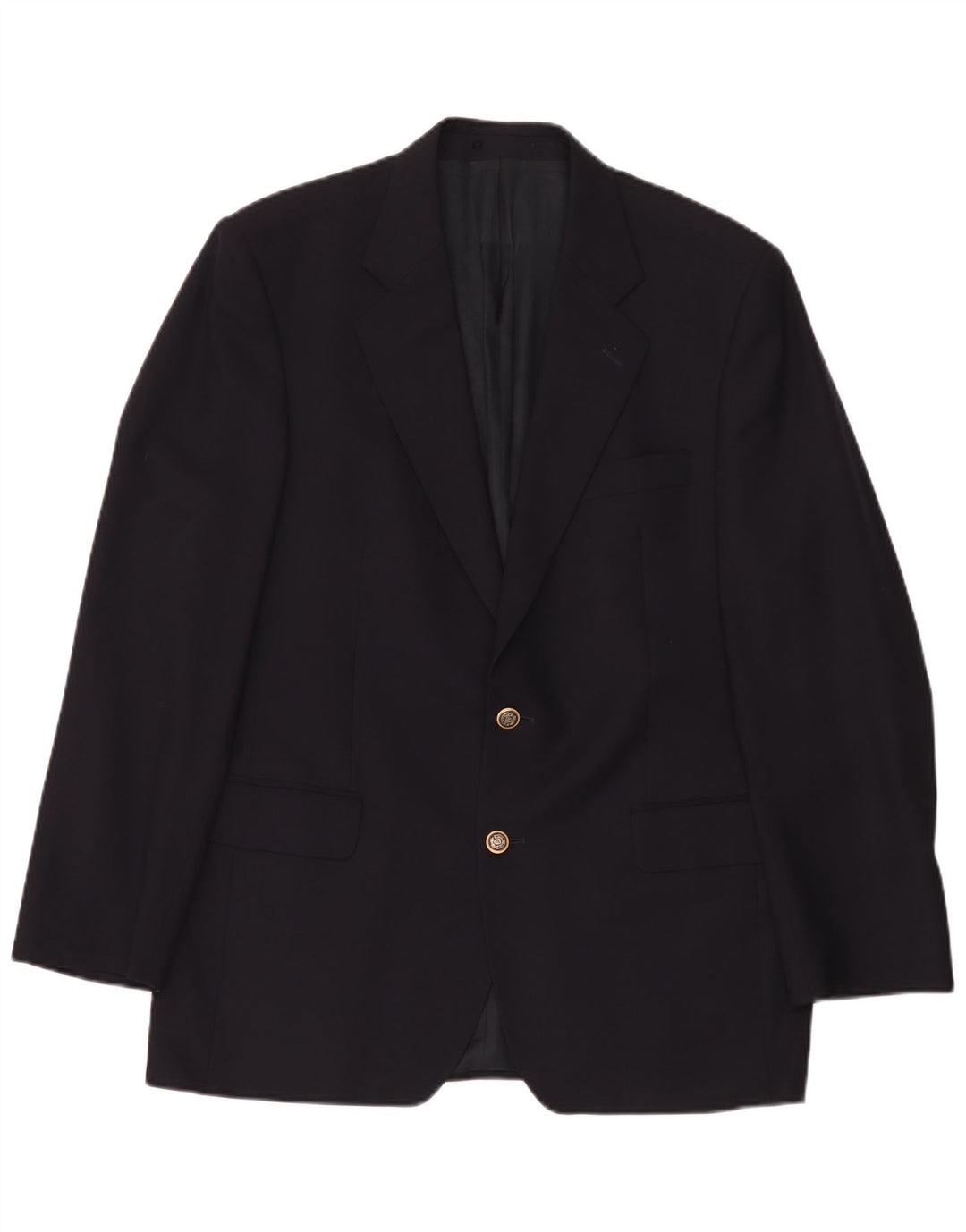 Blazer pentru bărbați Magee cu 2 nasturi, UK 42 XL, lână nouă, albastru bleumarin