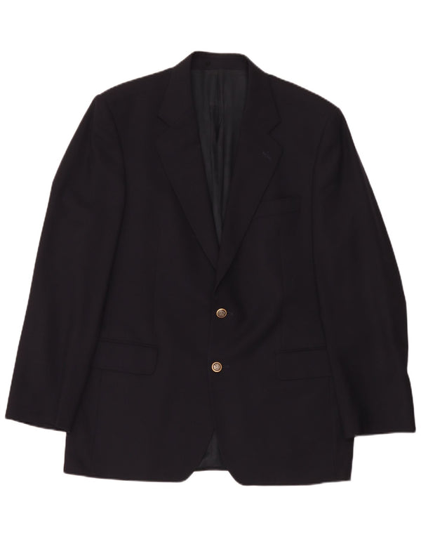Blazer pentru bărbați Magee cu 2 nasturi, UK 42 XL, lână nouă, albastru bleumarin