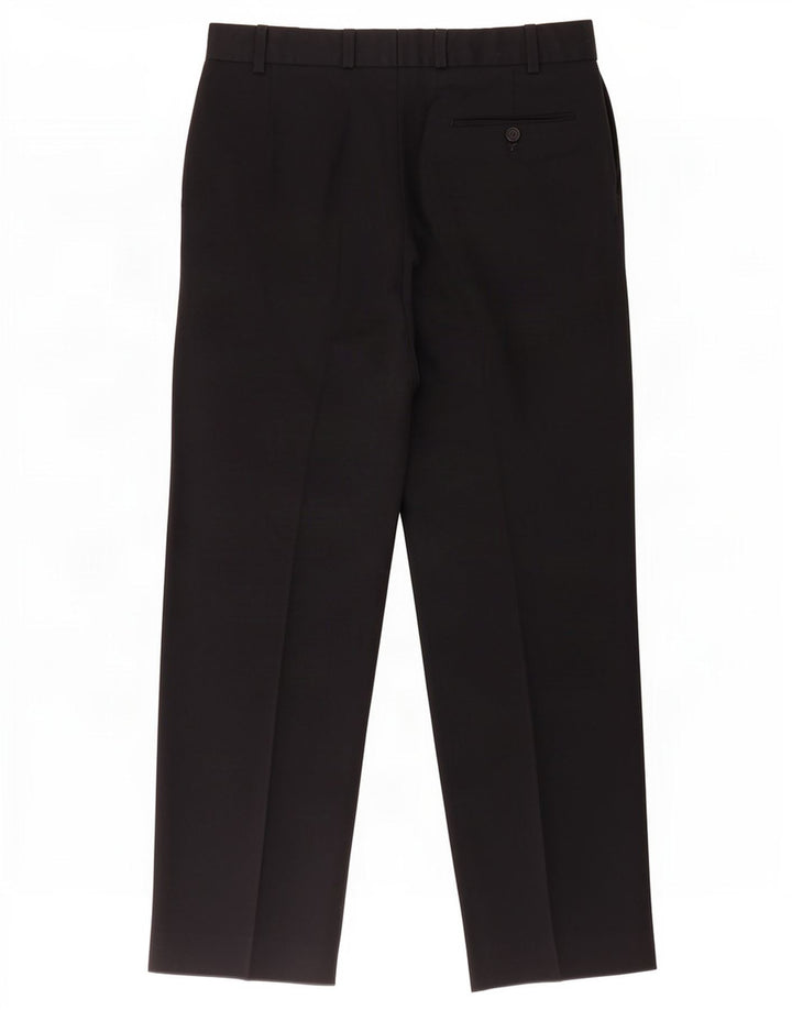 Pantaloni de costum pentru bărbați Marks & Spencer L36 L31 bleumarin poliester