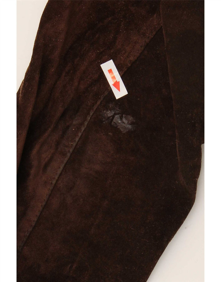 Jachetă bomber din piele intoarsa pentru barbati Bignami IT 54 2XL maro