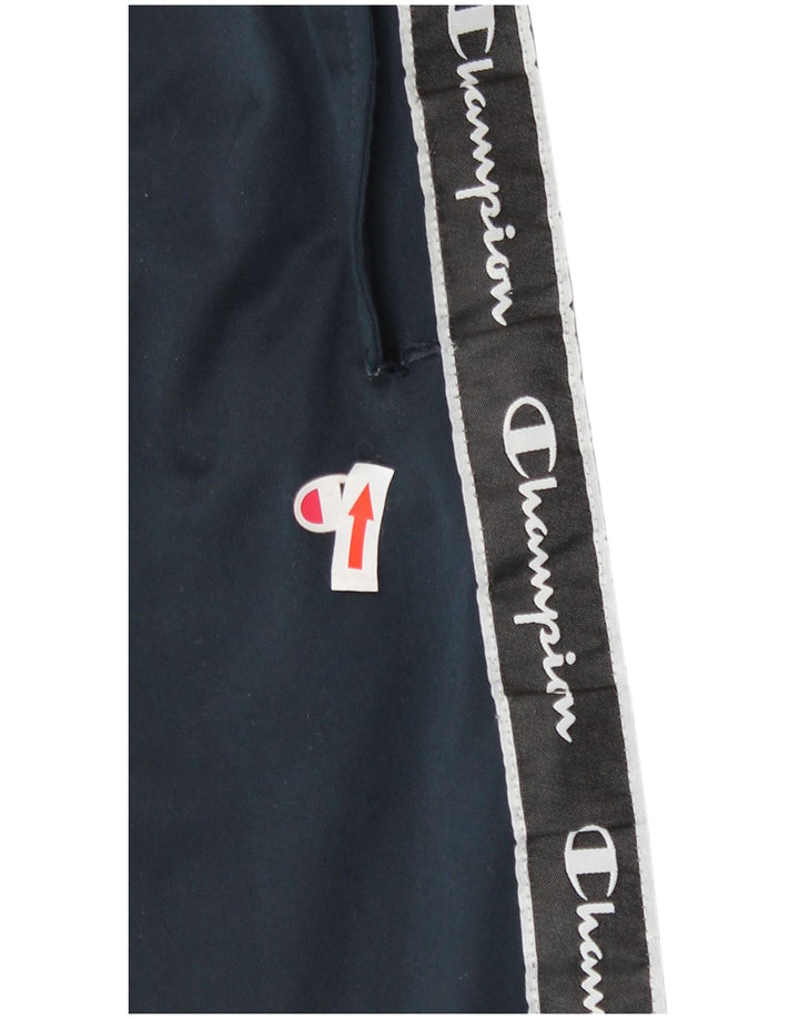 Pantaloni de trening grafic pentru bărbați Champion Pantaloni de jogging mari, bleumarin, poliester