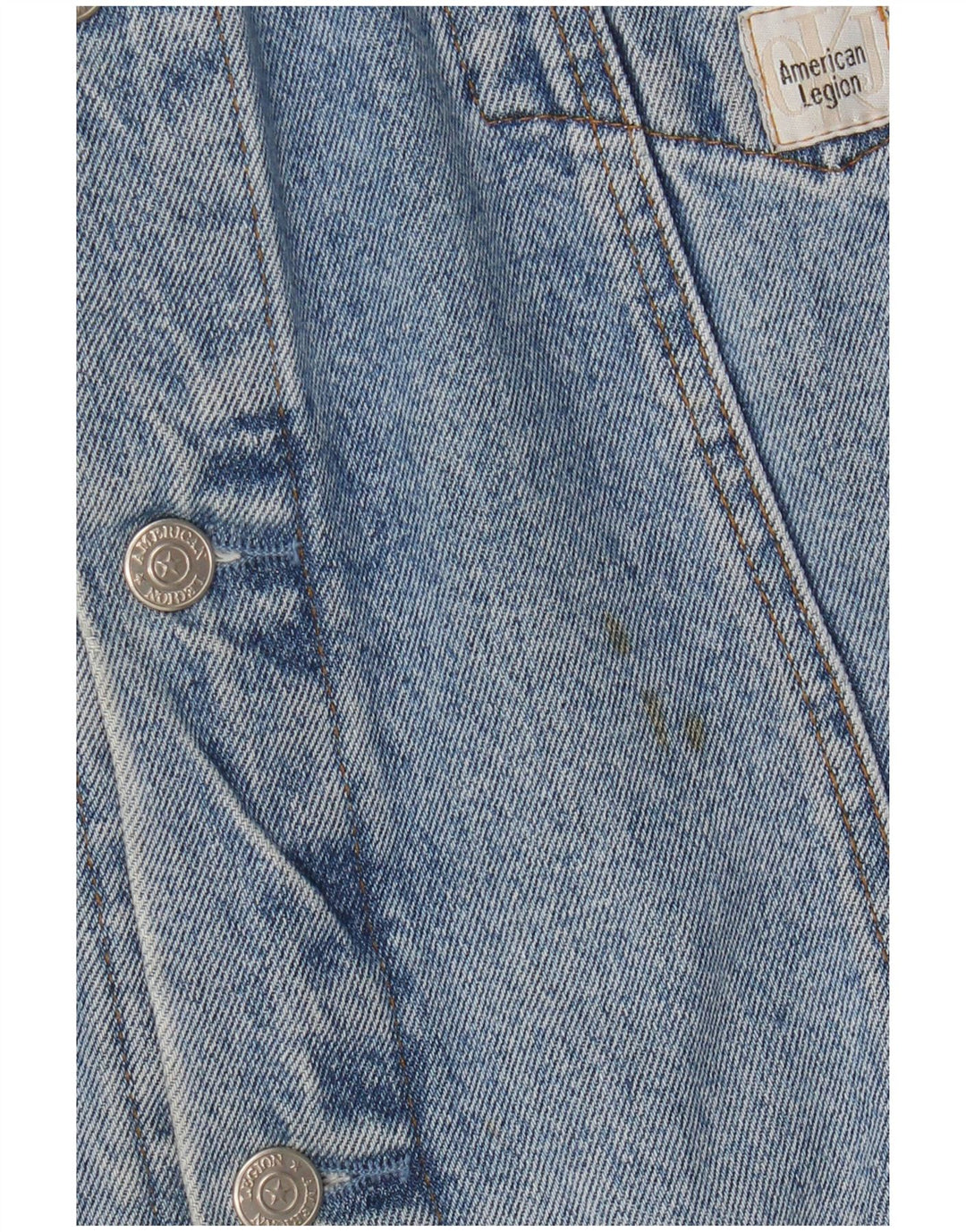 Jachetă de blugi vintage pentru bărbați UK 42 XL Albastru