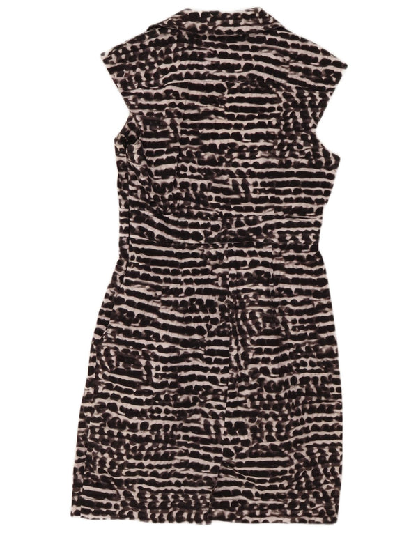 CALVIN KLEIN Rochie fără mâneci pentru femei UK 10 Small Black Flecked