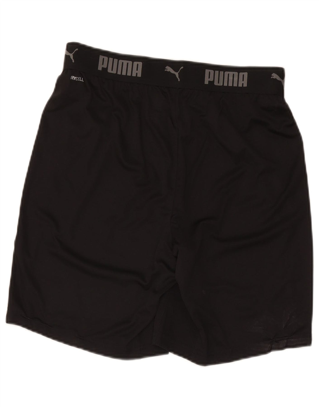 Pantaloni scurți sport grafic Puma pentru bărbați, poliester mediu negru