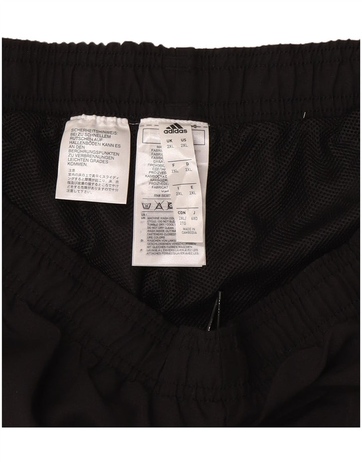 Pantaloni de trening Adidas pentru bărbați 2XL poliester negru