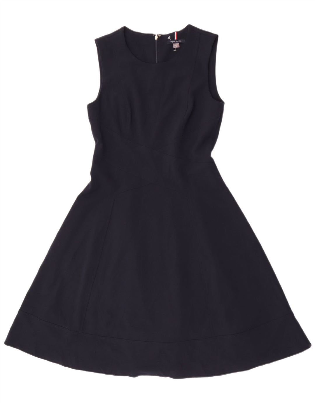 Rochie A-Line fără mâneci Tommy Hilfiger pentru femei US 8 Medium Bleumarin
