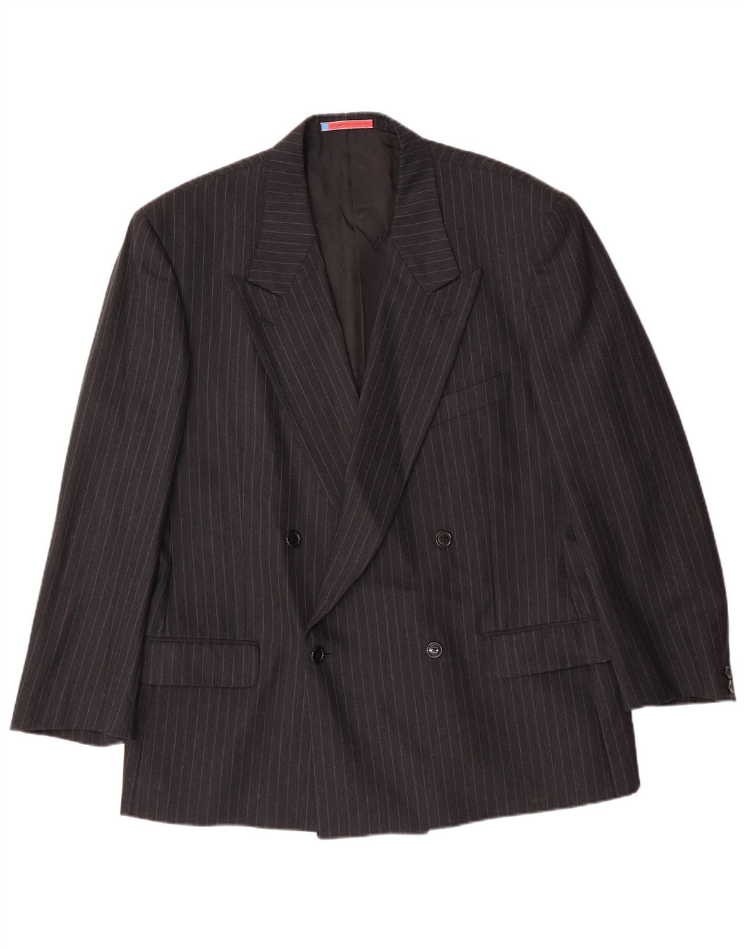 Blazer pentru bărbați UNGARO IT 54 2XL Black Pinstripe Classic