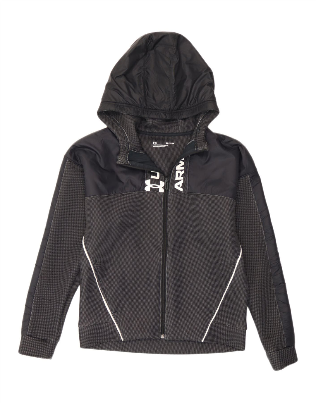 Pulover Under Armour pentru bărbați, cu fermoar și grafic, poliester cu pete mici