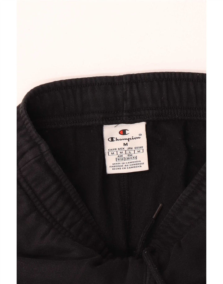 Champion Băieți Pantaloni Trening Pantaloni Joggeri 9-10 Ani Mediu Negru