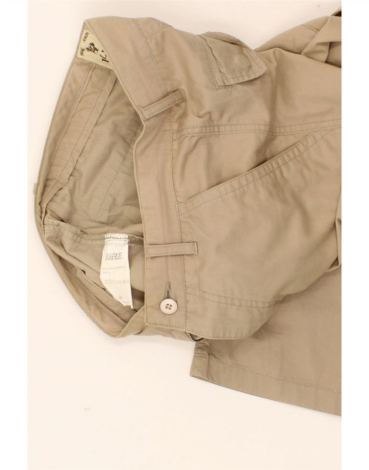 RIFLE Womens Straight Cargo Trousers W30 L29  Brown Cotton Vintage Rifle and Second-Hand Rifle from Messina Hembry 