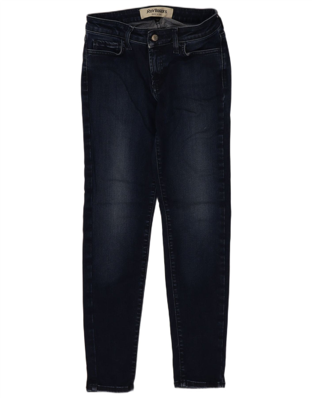 Blugi skinny Roy Rogers pentru femei W28 L27 poliester albastru