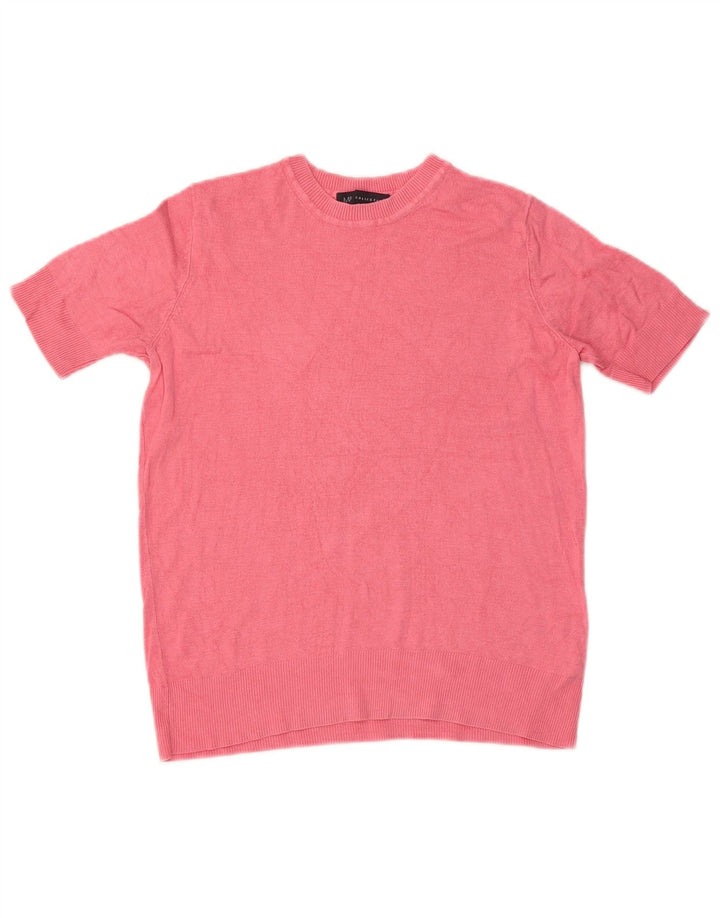 Pulover pentru femei Marks & Spencer cu decolteu rotund UK 8 mic roz