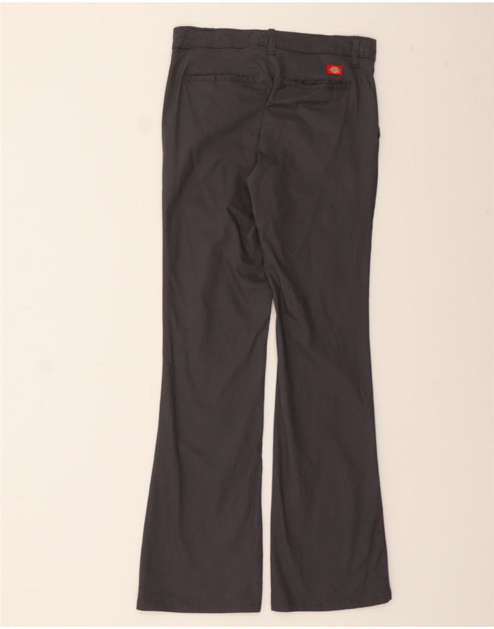 DICKIES Womens Bootcut Chino Trousers US 4 Small W30 L32 Grey Cotton Vintage Dickies and Second-Hand Dickies from Messina Hembry 