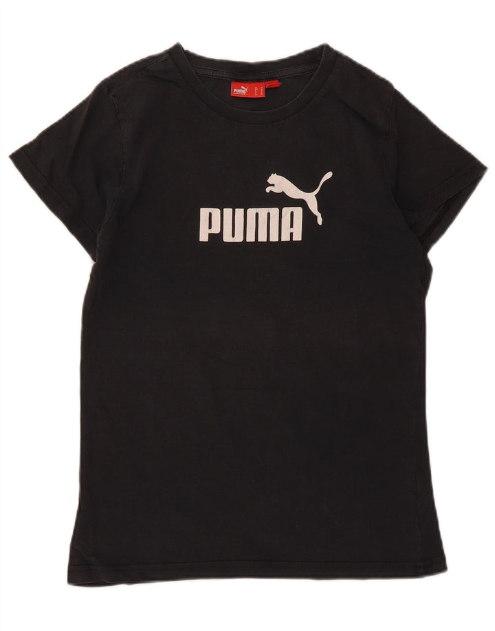 Tricou grafic Puma pentru băieți Top 11-12 ani negru