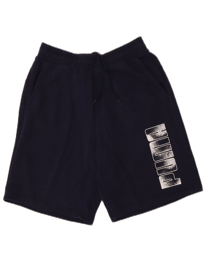 Pantaloni scurți sport grafic Puma pentru bărbați, mari bleumarin