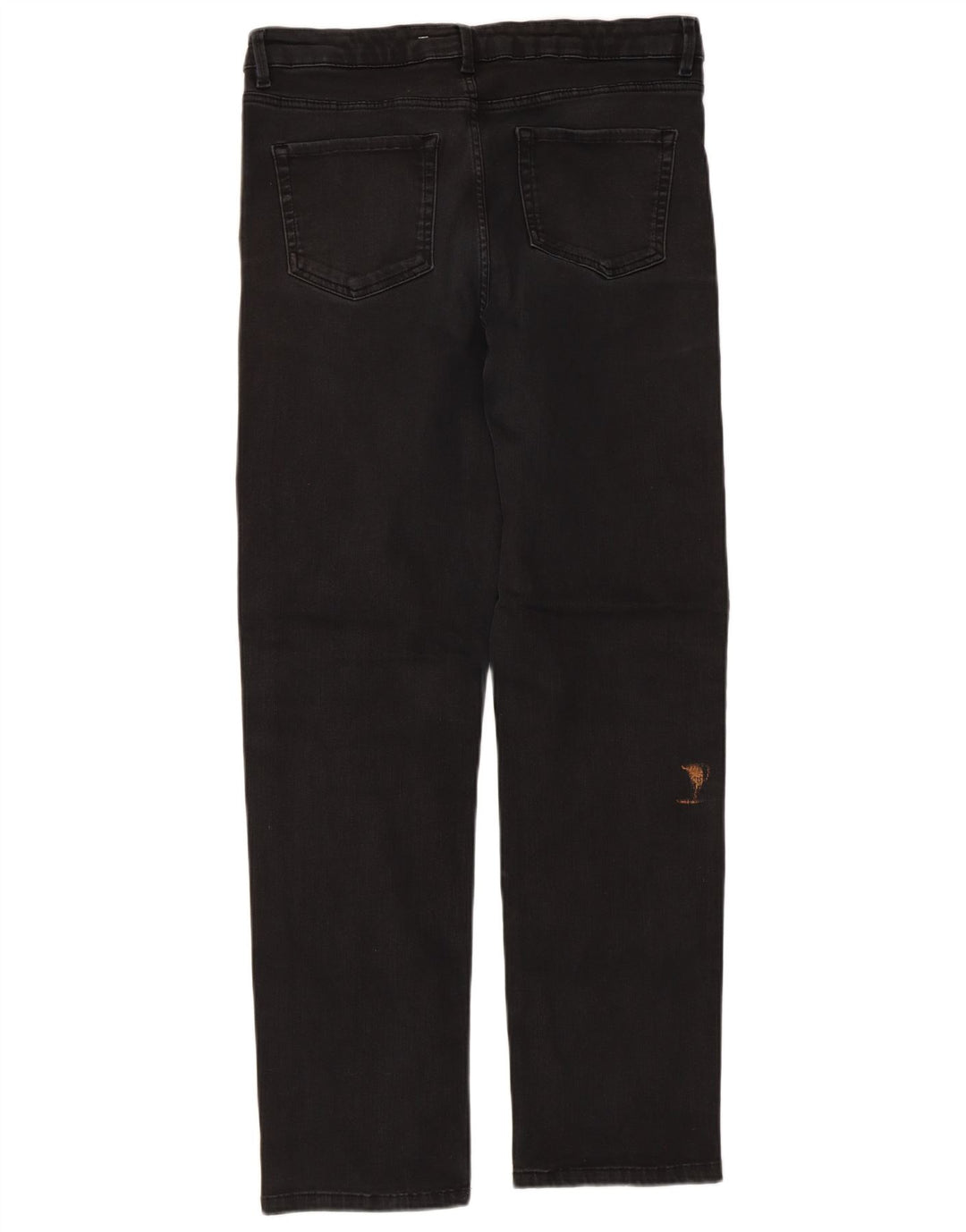 Blugi drepti obișnuiți pentru femei Marks & Spencer UK 16 Large W32 L30 Black