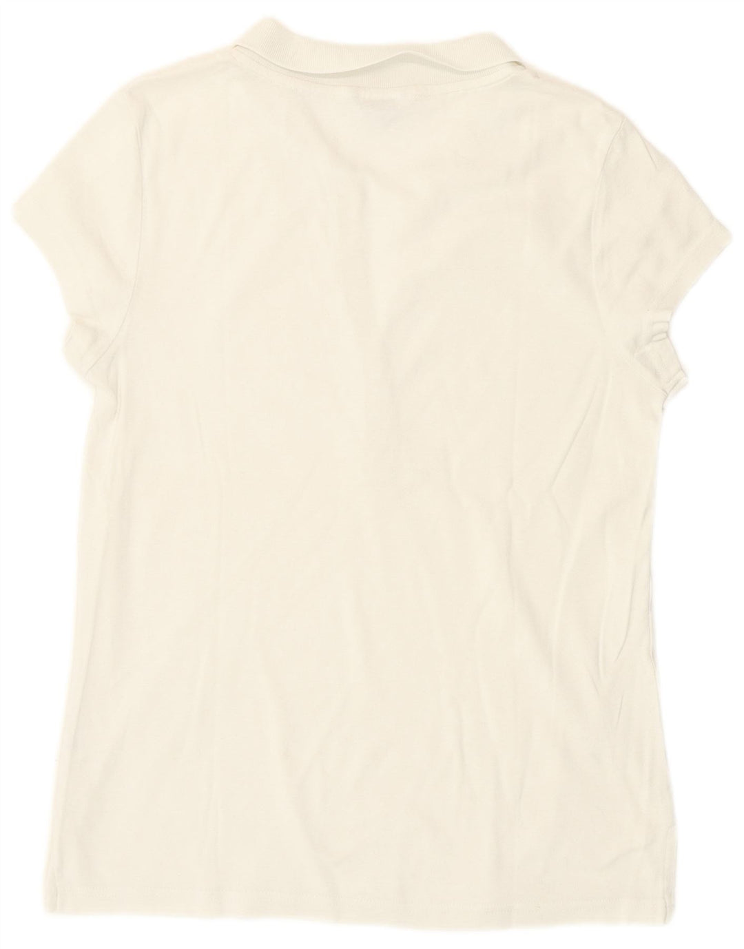 Tricou polo Calvin Klein pentru femei UK 14 Bumbac alb mediu