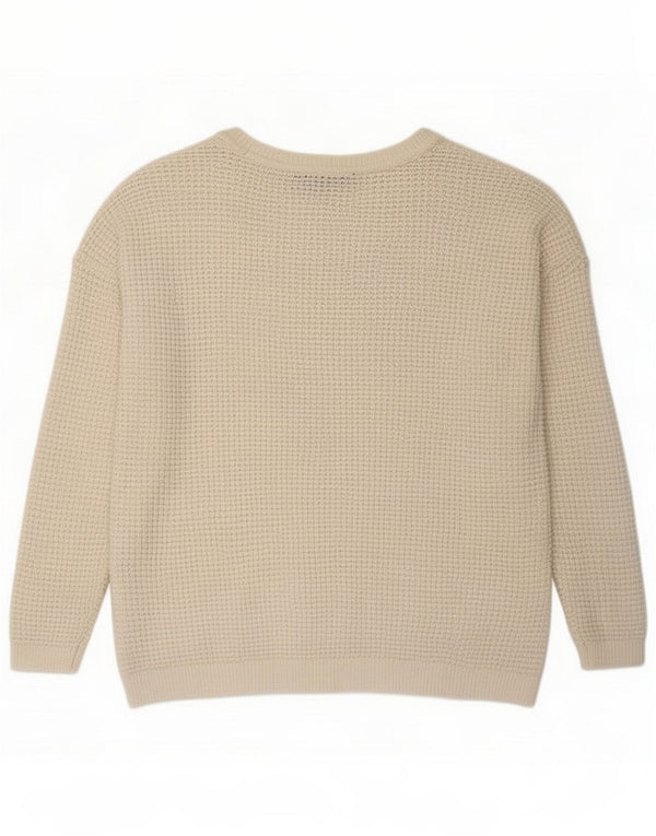 French Connection Pulover cu gât de barcă pentru femei UK 10 Small White