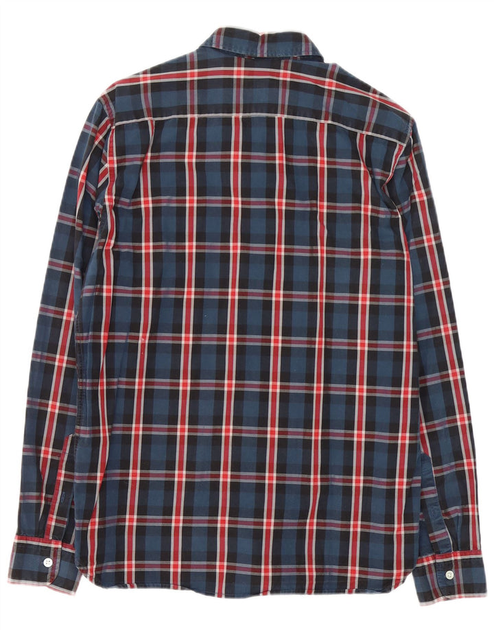 Cămașă pentru bărbați Levi's, din bumbac cu carouri, albastru bleumarin mediu