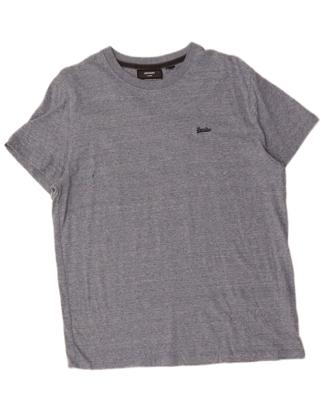 SUPERDRY Tricou Bărbați Top XL Bumbac Pete Albastru