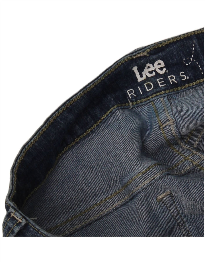 Blugi skinny Lee Riders pentru femei cu talie medie W30 L26 albastru