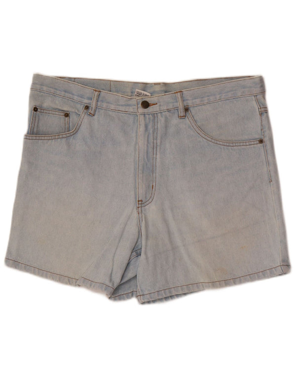 Pantaloni scurți din denim vintage pentru bărbați IT 54 2XL W38 Bumbac albastru