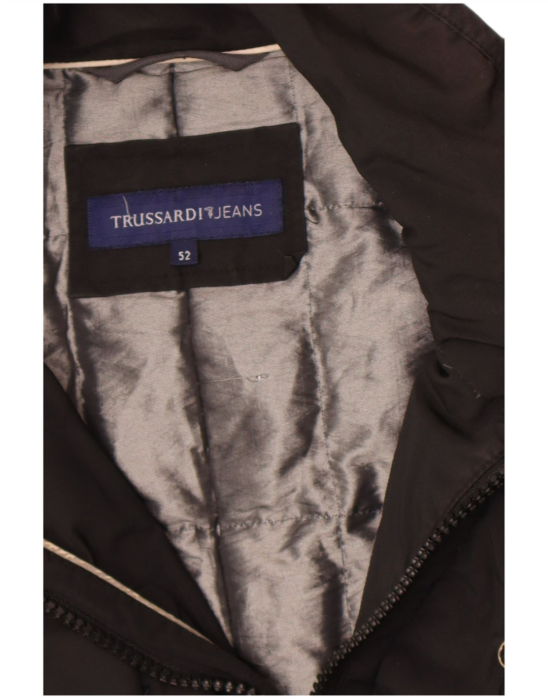 Jachetă de vânt pentru bărbați Trussardi Jeans IT 52 XL negru