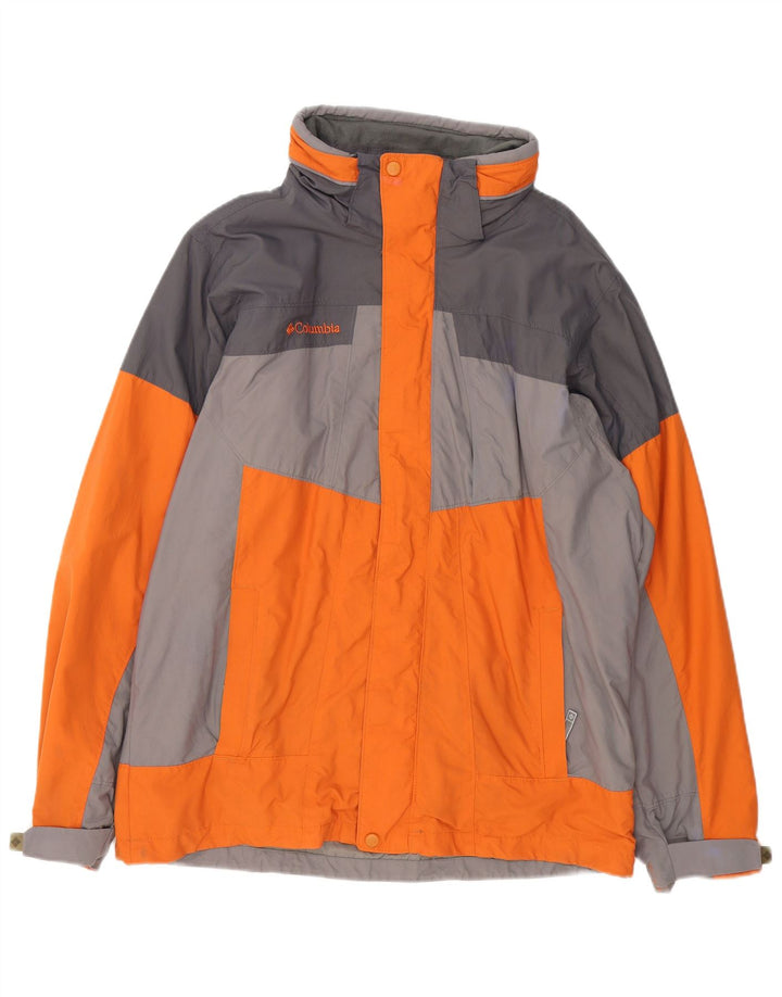 Jachetă de schi Columbia Bugaboo Loose Fit pentru bărbați UK 38 Medium Orange Colorblock