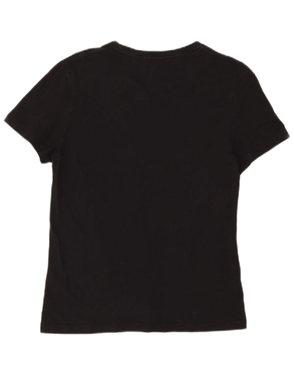 Tricou grafic pentru femei Calvin Klein Jeans Top UK 14 Bumbac negru mare