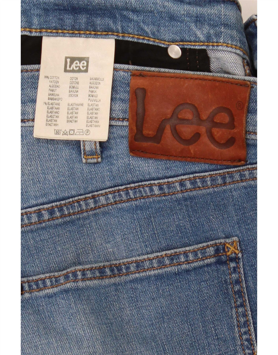 Blugi pentru bărbați Lee Daren Slim W36 L32 Bumbac albastru