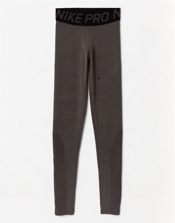Leggings cu grafică Nike Dri Fit pentru femei UK 4 XS Poliester cu pături gri