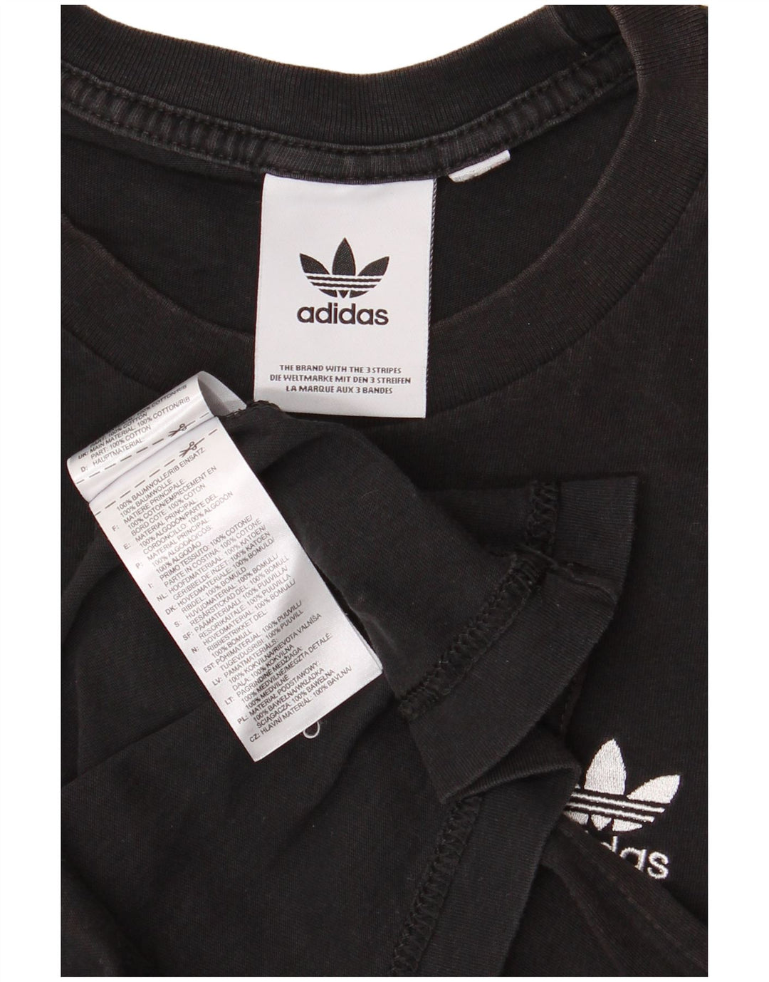 Tricou bărbați ADIDAS Top mic bumbac negru