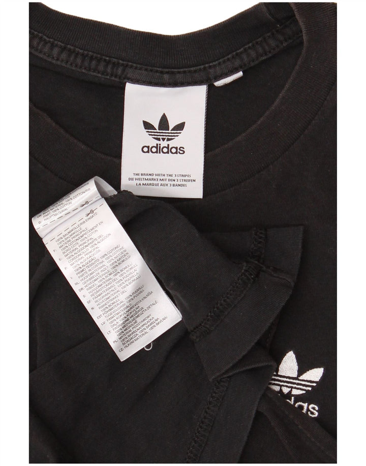 Tricou bărbați ADIDAS Top mic bumbac negru