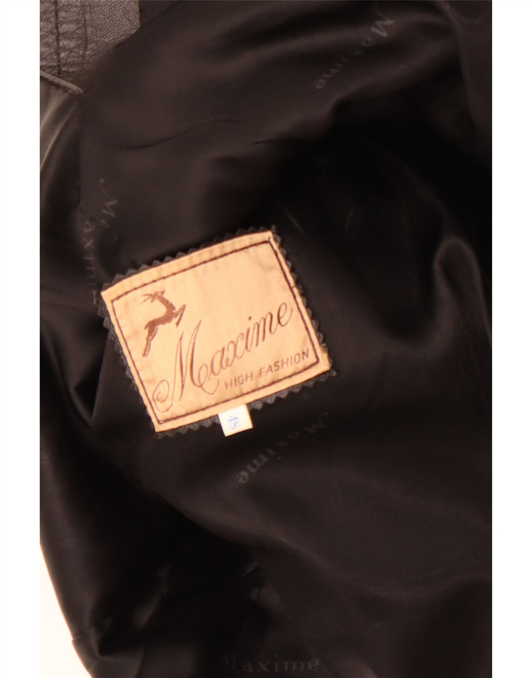 Palton din piele pentru femei Maxime IT 48 XL negru