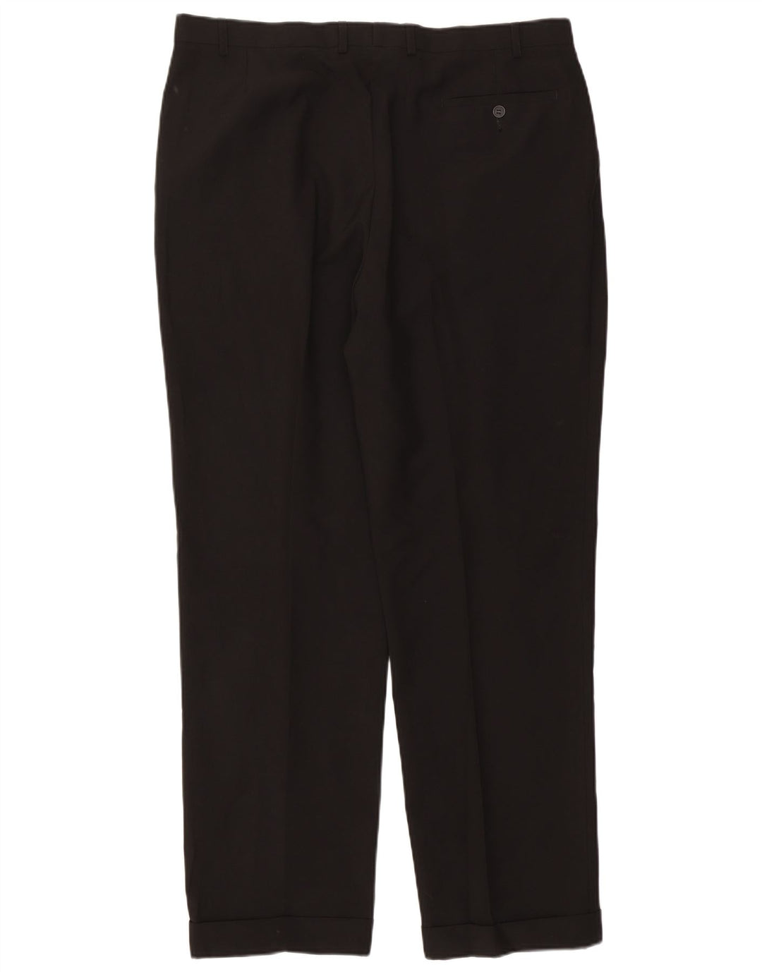 Pantaloni de costum pentru bărbați Marks & Spencer L40 L33 Poliester negru