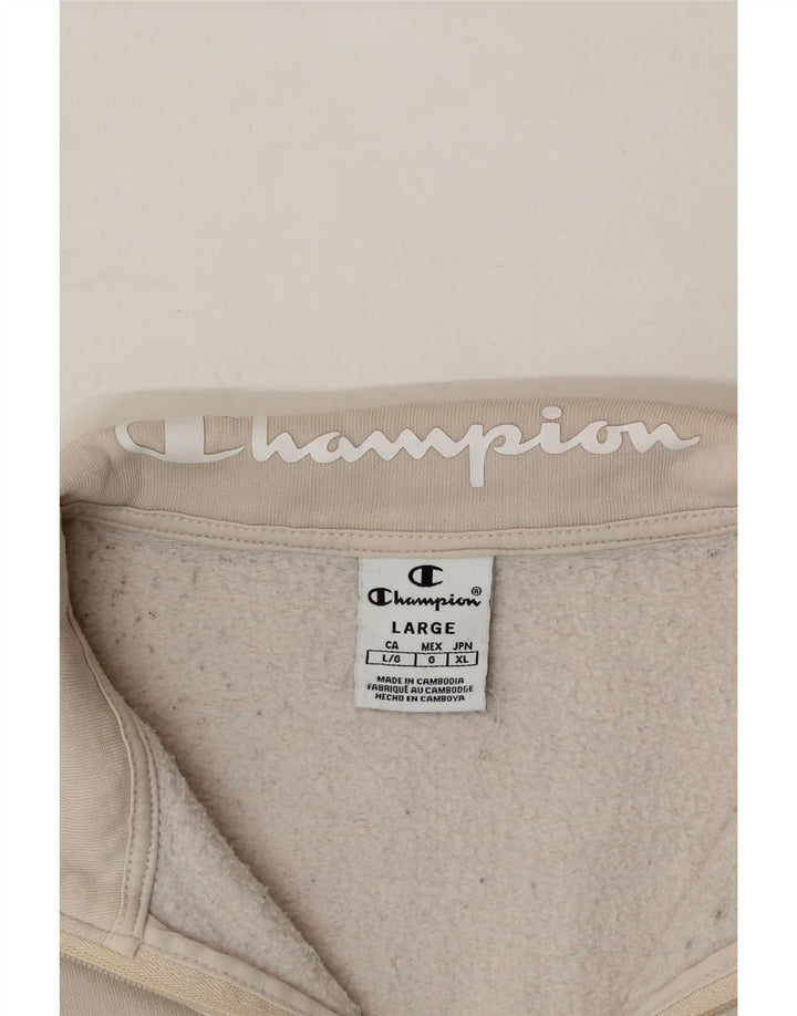 CHAMPION Womens Tracksuit Top Jacket UK 14 Large Grey Vintage Champion and Second-Hand Champion from Messina Hembry 