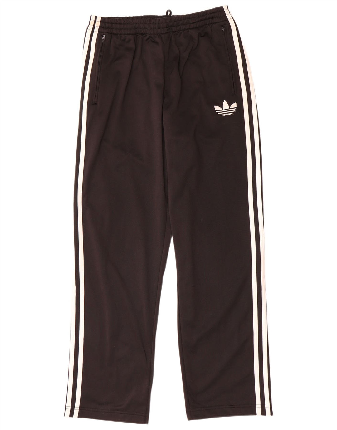 Pantaloni de trening Adidas pentru bărbați, poliester mediu negru