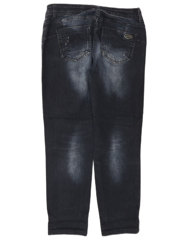 LUISA SPAGNOLI Blugi de damă slim cropped IT 40 Small W27 L25 Bleumarin