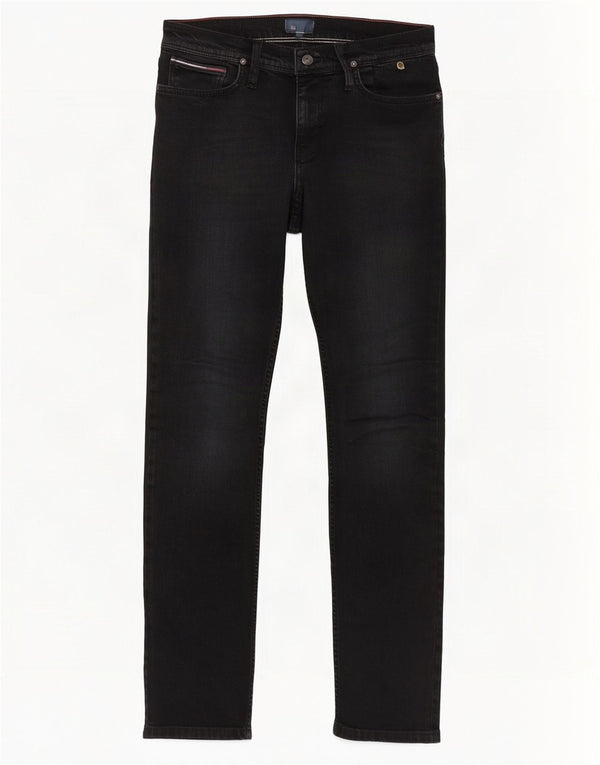 Blugi slim pentru femei Tommy Hilfiger W30 L34 bumbac negru