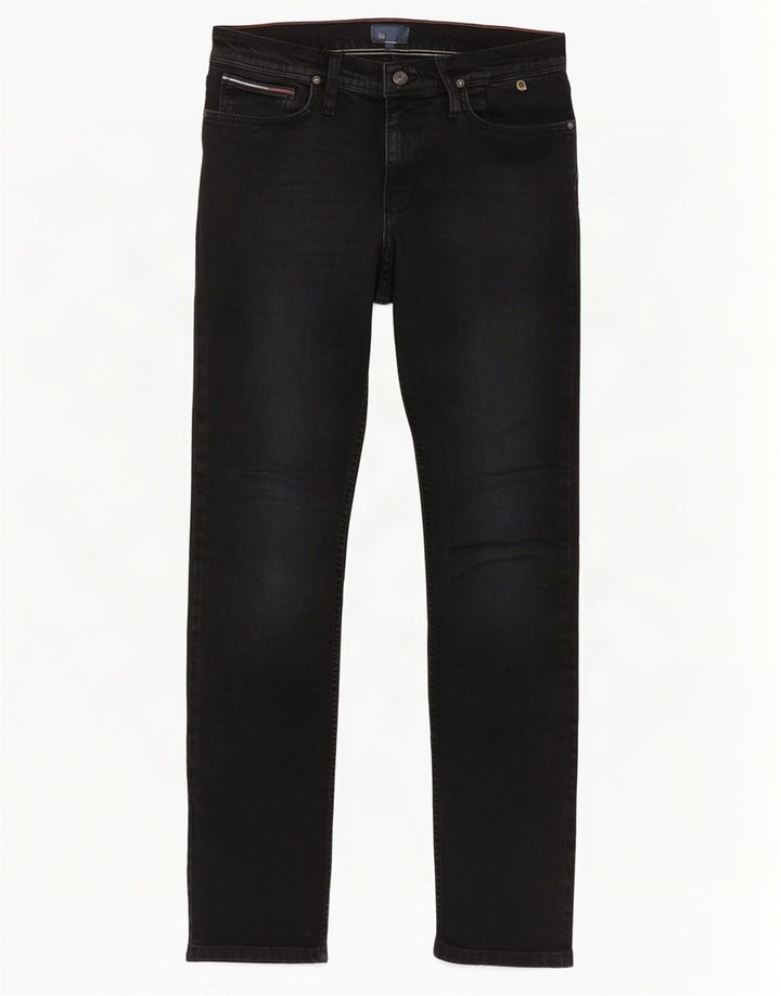 Blugi slim pentru femei Tommy Hilfiger W30 L34 bumbac negru