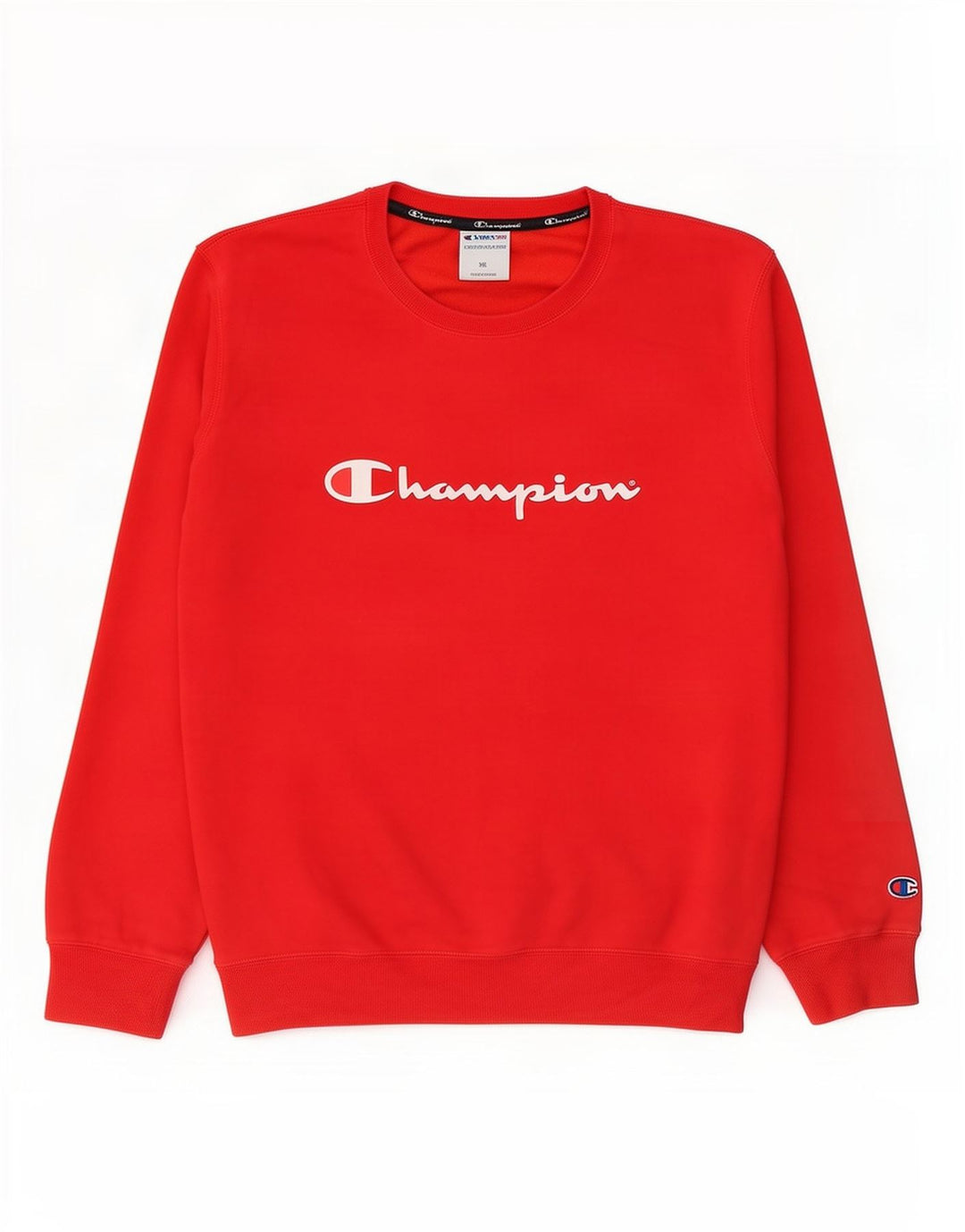 Pulover grafic pentru bărbați Champion 2XL bumbac roșu
