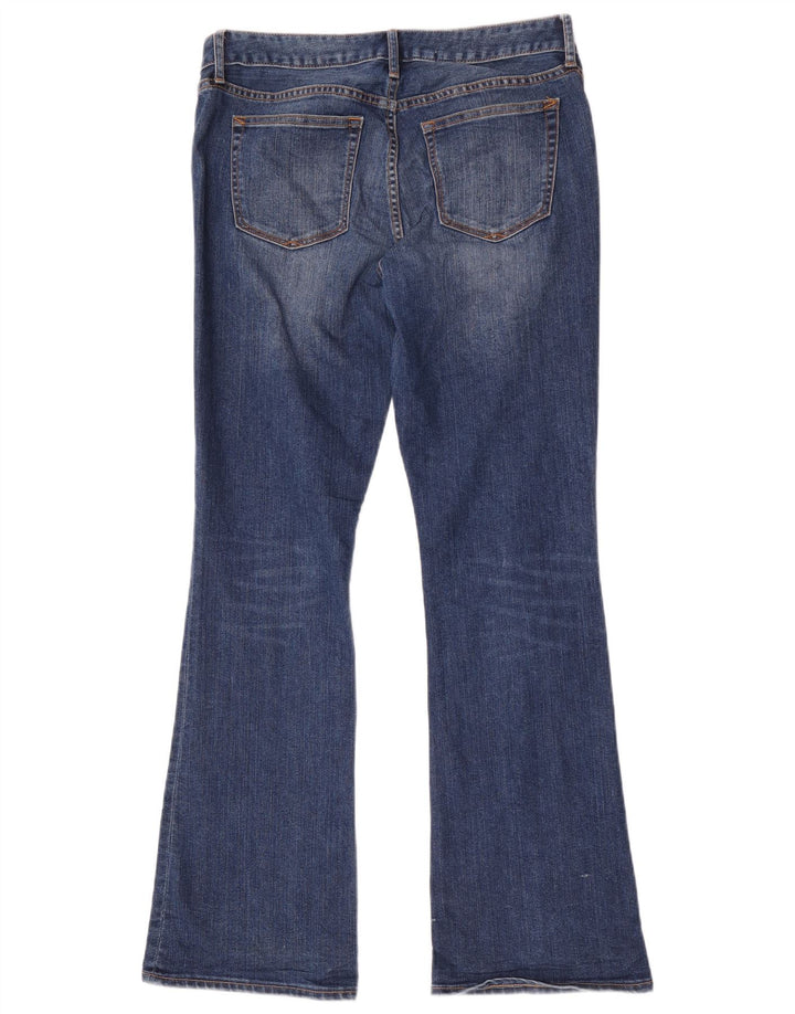 Blugi Gap pentru damă, cu curbate, cu bootcut US 10 Large W30 L33 Blue Bumbac