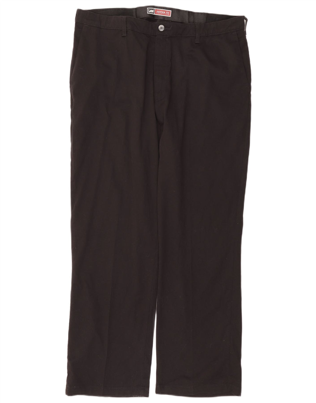 Pantaloni chino drepți LEE, personalizat, pentru bărbați, L40 L32, bumbac negru