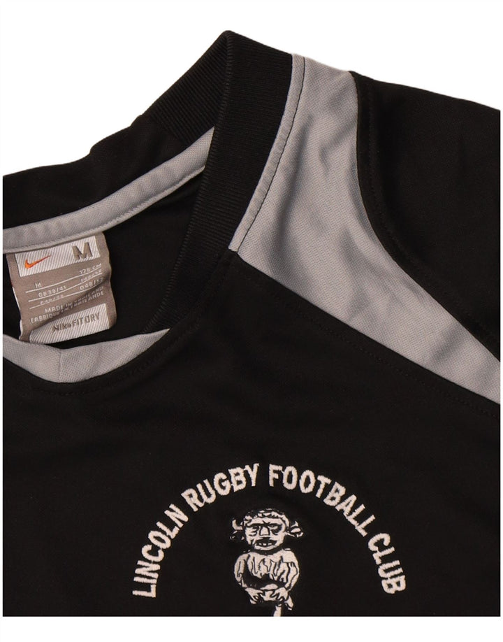 Tricou grafic Nike pentru bărbați Top UK 39/41 Medium Black Colorblock Poliester