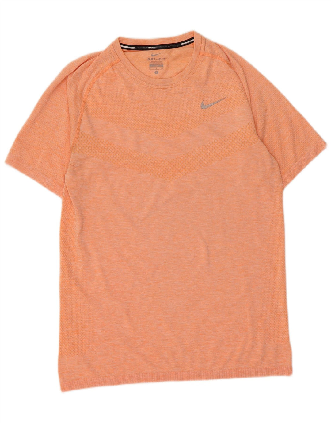 Tricou Nike Dri Fit pentru bărbați Top mic portocaliu cu dungi